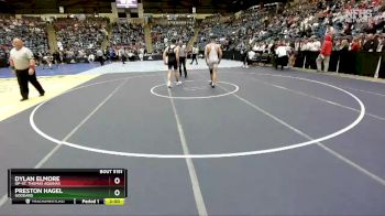 5A-165 lbs Quarterfinal - Dylan Elmore, OP-St. Thomas Aquinas vs Preston Hagel, Goddard