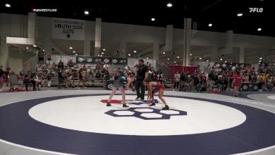 Senior Women Freestyle FS - 55 lbs Cons. Round 2 - Ajayzee Zaballos, Menlo Wrestling Club vs Lorraine Delarosa, California