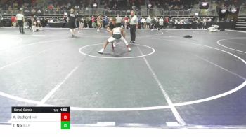 133 lbs Consolation - Kaseem Bedford, Mat Rat vs Taylen Nix, Sulphur Jr Storm