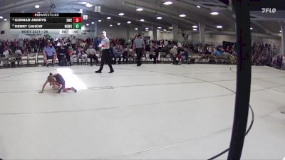 26 lbs 2nd Place Match - Gunnar Andrys, Sidney Wrestling Club vs Henry Cahow, Nebraska City Wrestling Club