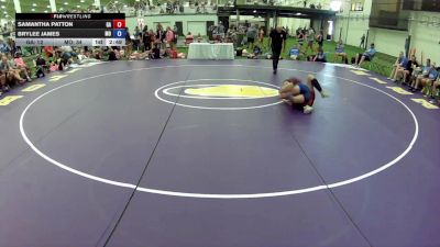 135 lbs Samantha Patton, Georgia vs Brylee James, Missouri