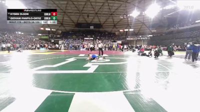 Boys 3A 106 lbs Quarterfinal - Kysen Olson, Sedro-Woolley vs Giovani Panfilo-Ortiz, Sedro-Woolley