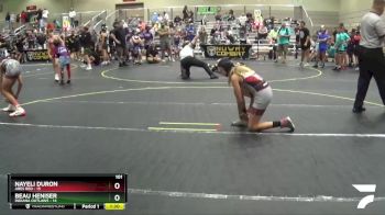 101 lbs Round 5 (6 Team) - Nayeli Duron, Ares Red vs Beau Heniser, Indiana Outlaws