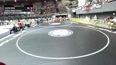 86 kg Champ. Round 1 - Austin Wehe, Petaluma Wrestling Club vs Adrian Perez Pulido
