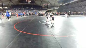 59 lbs Cons. Round 3 - Curtis Hume, Blaine Barracudas Wrestling Club vs Ezra Denny, Inland Northwest Wrestling Training Center