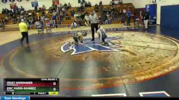 145 lbs Cons. Round 2 - Ziggy Shoemaker, Wilsonville vs Eric Marin-Ramirez, Putnam