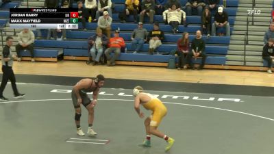 165 lbs Finals (2 Team) - Jordan Barry, LIU vs Maxx Mayfield, Missouri