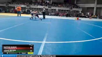 85 lbs Quarterfinals (8 Team) - Hutton DuBois, Kasson-Mantorville vs Logan Becker, LPGE/B Wolves