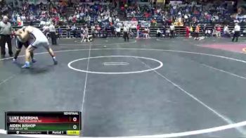 215 lbs Semifinal - Aiden Bishop, Fox Valley WC vs Luke Boersma, Tinley Park Bulldogs WC