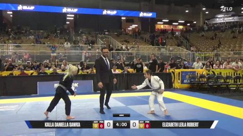 Elizabeth Leila Robert vs Kalla Daniella Sawka 2025 Pan Kids Jiu-Jitsu IBJJF Championship
