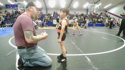 40 lbs Consi Of 4 - Rodrick Waitkus, Team Tulsa Wrestling Club vs Caisyen Wilson, Owasso Takedown Club