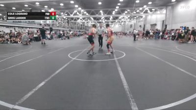 132 lbs Round 1 (4 Team) - Cole Lograno, Prime Wrestling White vs Greg Ladden, Team Tugman WC