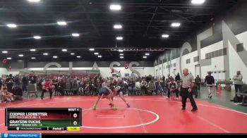 112 lbs Round 1 (8 Team) - Grayson Fuchs, Burnett Trained (OH) vs Cooper Ledbetter, Elite Ath Club DZ (IN)