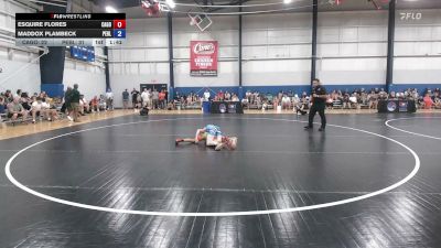 88 lbs Esquire Flores, California Gold vs Maddox Plambeck, Pennsylvania Blue