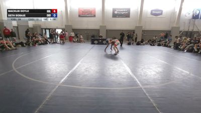 94 lbs Macklin Doyle, Iowa Blue vs Seth Sobaje, California Silver