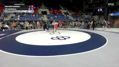 138 lbs Champ. Rd Of 128 - Brayden Manning, IL vs Leo Marshall, OH