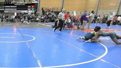 138 lbs Quarterfinal - Lukas Boxley, Ledyard vs Jason Ballou, Andover