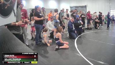 50 lbs Champ. Round 1 - John Kute, Suplex City Raptors vs William Franklin, Grizzlies Wrestling Club