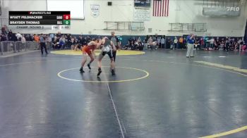 120 lbs Champ. Round 2 - Wyatt Feldhacker, Sandy vs Brayden Thomas, Dallas