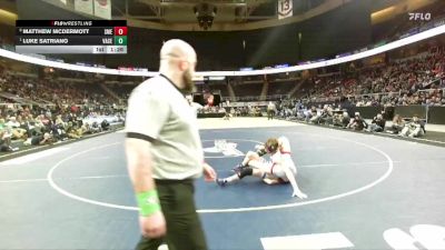 I-131 lbs 1st Place Match - Luke Satriano, Valley Central vs Matthew McDermott, Smithtown East