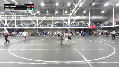 125 lbs Round Of 32 - Davis Motyka, Penn vs Cadell Lee, Army Prep - UnAttached