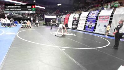 138 Class 2 lbs Cons. Round 3 - Justin Schutter, Kirksville vs Nolan Schepers, Osage