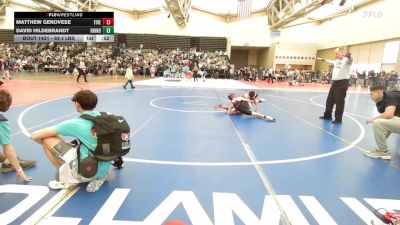 82-J lbs Consi Of 16 #2 - Matthew Genovese, Five Star vs David Hildebrandt, Rhino Wrestling