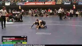 125 lbs Cons. Round 1 - Shay Horton, Thomas More (Ky.) vs Devaughn Sapien, Cumberlands
