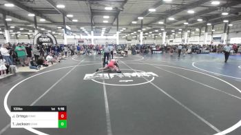 109 lbs Quarterfinal - Jeremy Ortega, Pomona Elite vs Tomas Jackson, Stampede WC