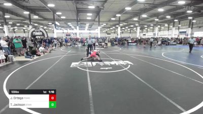 109 lbs Quarterfinal - Jeremy Ortega, Pomona Elite vs Tomas Jackson, Stampede WC