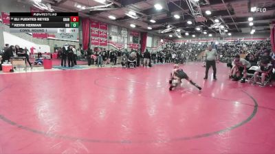 106 lbs Cons. Round 1 - Eli Fuentes Reyes, Granite Hills vs Kevin Herman, Big Bear