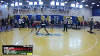 144 lbs Cons. Round 5 - Enzo Canali, Victory Elite vs Carson Baert, Flagler Wrestling Club