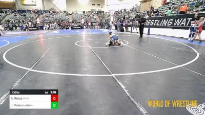 100 lbs Final - Adrian Rojas, Miami Wrestling Club vs Jessie Valenzuela, Rough House