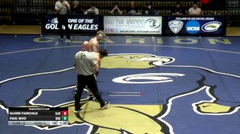 149 lbs Oliver Fairchild, Clarion vs Paul Woo, Ohio