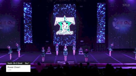 Power Cheer! - Lions [2025 Youth--Div 2-Small Day 1] 2025 All Out Grand Nationals