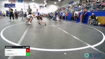 73 lbs Rr Rnd 3 - Cason Webb, Elgin Wrestling vs Asa Butchee, Team Worx Wrestling Club