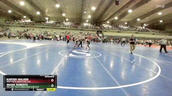 100 lbs Semifinal - Redek Roberts, Willard Youth Wrestling Club-AAA vs Karter Walker, Nixa Youth Wrestling-AAA 