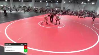 109 lbs Consi Of 8 #2 - Arthur Lo, Pounders WC vs Isaac Ronquillo, Driller WC