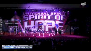 Cheer Extreme - Richmond - Black Ops [2026 L2 Junior - Small Day 1] 2026 Spirit of Hope Grand Nationals