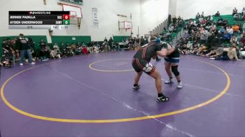 215 lbs Round 4 (6 Team) - Ayden Underwood, DouglasWY vs Jernee Padilla, Rock Springs