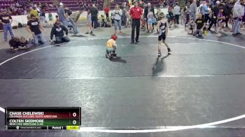 56 lbs Cons. Round 2 - Chase Chelewski, Colorado Outlaws Youth Wrestling vs Colten Skidmore, Bear Cave Wrestling Club