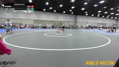 110 lbs Rr Rnd 2 - PJ Kerr, Super Girls K-6 vs Emily Sahin, Washington K-6