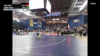132 lbs Champ. Round 1 - Jake Tamai, Mount St Joes vs Henry Jones, Benedictine College Prep