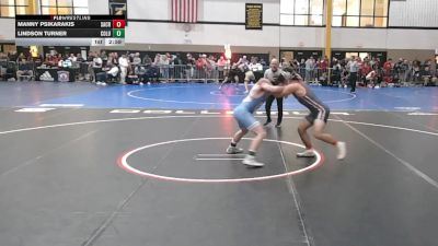 174Blue lbs Rr Rnd 2 - Manny Psikarakis, Sacred Heart vs Lindson Turner, Columbia