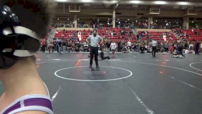 70 lbs Cons. Round 2 - Dominic Stark, Ark City Takedown Wrestling Cl vs Hudson Moore, Tonganoxie Wrestling Club