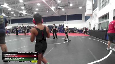 78-82 lbs Round 5 - Liam Murphy, Reign Wrestling Club vs Joshua Isaac Garcia, Savage House Wrestling