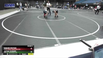 Round 4 - Axton Hughes, Ark City Takedown Club vs Dakari Payton, Chase County Wrestling Club