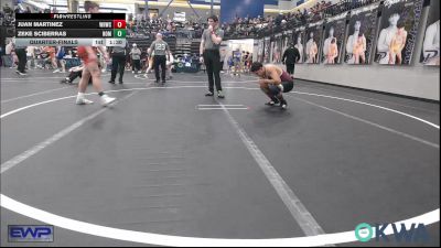 155 lbs Quarterfinal - Juan Martinez, Warhorse Wrestling Club vs Zeke Sciberras, Team Nomad