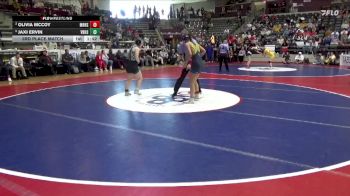 5A 125 lbs 3rd Place Match - Olivia McCoy, Mountain Home vs Jaxi Ervin, Van Buren