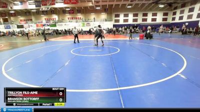 197 lbs Cons. Round 4 - Trillyon Fils-aime, Southeastern vs Branson Bottorff, William Penn (Iowa)